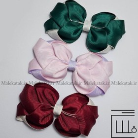 تصویر گلسر پاپیونی دورنگ 