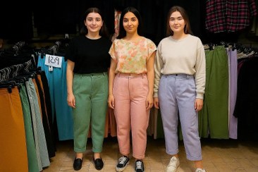 تصویر شلوار کتان لمینت شده 