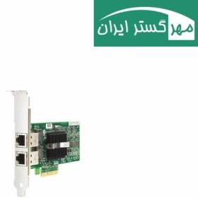 تصویر کارت شبکه سرور اچ‌پی HP NC360T اورجینال، دو پورت گیگابیتی، Dual Port Gigabit Ethernet، آداپتور اترنت پرسرعت PCIe Express برای سرورهای HP 