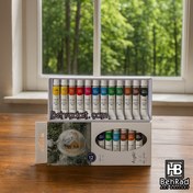 تصویر ست رنگ روغن ۱۲ رنگ دیاموند 