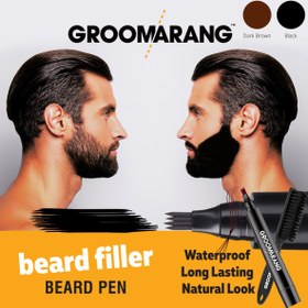 تصویر قلم هاشور حرفه ای ریش، مو و ابرو BEARD PEN 