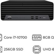 تصویر مینی کیس استوک HP ProDesk 400 G7 پردازنده i7 نسل 10 