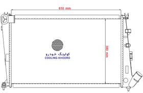 تصویر رادیاتور زانتیا رادیاتور ایران Xantia Radiator