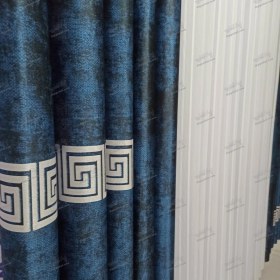 تصویر پرده دی کی ورتیلاین یا ورتیکال طرح ورساچه کد 025 Brillant Dikey Drope Curtain Simple