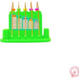 تصویر چرتکه 5 میل مهتاب رنگ سبز 