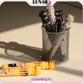 تصویر خودکار 10 رنگ طرح گربه Cat Design 10-Color Pen