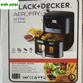 تصویر سرخکن رژیمی 7 لیتری 2500 وات بلک اند دکر مدل Black+Decker AF3700 