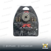 تصویر ست دنده زنجیر هوندا راپیدو مدل H102 مناسب هوندا ۱۲۵ 