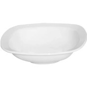 تصویر سالادخوری چینی زرین کواترو سفید (سایز 25) Zarin Iran Hoteli-Quattro White 1 Piece FDC Salad-Bowl 25