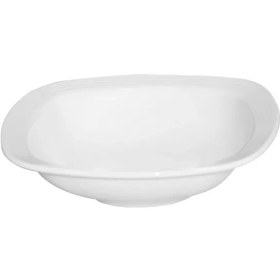 تصویر سالادخوری چینی زرین کواترو سفید (سایز 25) Zarin Iran Hoteli-Quattro White 1 Piece FDC Salad-Bowl 25