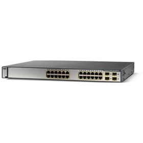 تصویر سوئیچ سیسکو 24 پورت WS-C3750G-24PS-S Cisco Switch C3750G-24PS-S 24Port