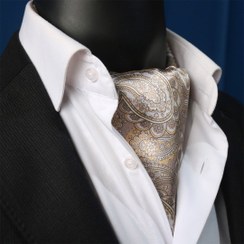 تصویر دستمال گردن مردانه طرح بته جقه 