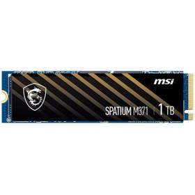 تصویر حافظه اس اس دی اینترنال ام اس آی مدل SPATIUM M371 M.2 2280 NVMe ظرفیت 1 ترابایت MSI SPATIUM M371 M.2 2280 NVMe 1TB Internal SSD