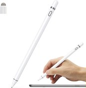 تصویر قلم سیاه/سفید فعال "Stylus" برند KECOW | مدل ‎K811| مناسب برای تبلت‌های iPad Apple iPhone Samsung| روی صفحه‌نمایش لمسی خازنی iOS و Android| قابل شارژ-ارسال 15 الی 20 روزکاری 