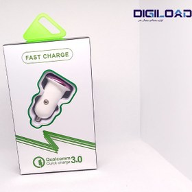 تصویر شارژر فندکی مدل Qualcomm3 