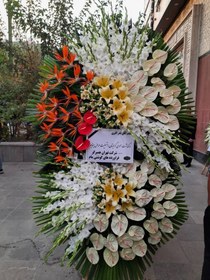 تصویر تاج گل ختمی ترحیم کد C21 