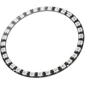 تصویر ماژول LED RGB حلقه ای ۳۲ تایی WS2812 