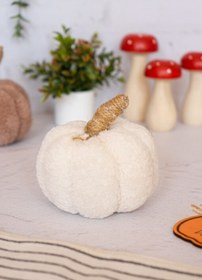 تصویر کدو تدی کوچک سفید 