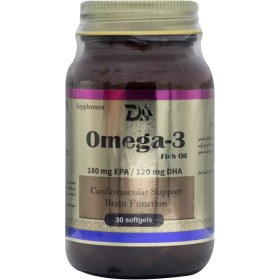 تصویر سافت ژل امگا 3 روغن ماهی 30 عدد تریتا دارو آرتا Trita Darou Arta OMEGA 3 1000mg Softgel