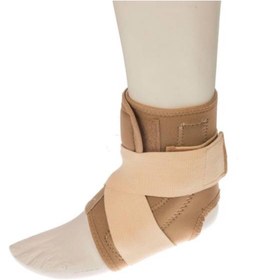 تصویر قوزک بند آتل‌ دار نئوپرن سماطب سایز مدیوم کد ۶۰۴۷ Sama-Teb ankle braces splinted neoprene size M