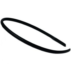 تصویر تل مو ساده مشکی پسرانه 