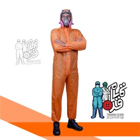 تصویر لباس کار محافظتی یکسره یکبار مصرف برند تمام قد مدل ES40_OR 