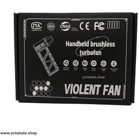 تصویر جت فن مدل Handheld brushless turbofan 