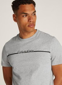 تصویر تی‌شرت آستین کوتاه لوگو برند Calvin Klein Logo Short Sleeve T-Shirt