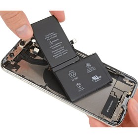 تصویر باتری آیفون ایکس اس Apple iPhone XS اصلی ا iPhone XS Battery iPhone XS Battery