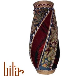 تصویر گلدان تزیینی جاجیم و قالی دستباف 