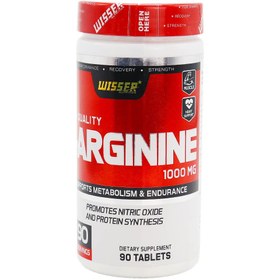 تصویر ال آرژنین 1000 میلی گرم ویثر 90 قرص L-Arginine 1000 mg Wisser 90 Tablets