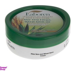 تصویر کرم دست و صورت لابورن (Laboren) مدل Aloe Vera حجم 150 میلی‌ لیتر 