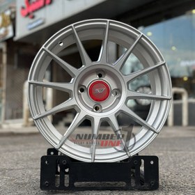 تصویر رینگ اسپرت سایز ۱۶ (۱۰۸×۴) نقره‌ای oz Sport wheel size 16" (4×108) Silver Oz