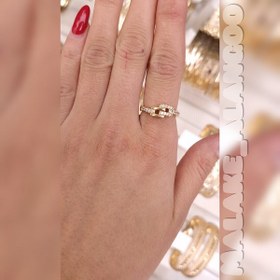 تصویر انگشترطلاروس اصلی کد11012 