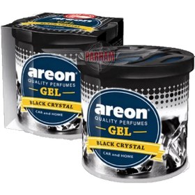 تصویر خوشبو کننده ژل آرئون بلک کریستال areon gel (black crystal) areon gel quality perfumes