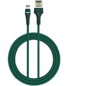 تصویر کابل فست شارژ USB به لایتنینگ رسی مدل RTC-N19L یک متری Recci Data Cable GENBU Lightning Cable 2.4A 100cm RTC-N19L