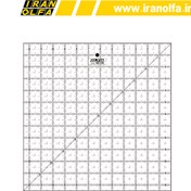 تصویر خط کش اُلفا (OLFA) ژاپن - مدل QR-12S (12.5×12.5 اینچ) 