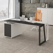 تصویر میز مدیریتی پایه فلزی شیک و زیبا 