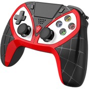 تصویر دسته بازی بلوتوثی مدل IPega PG-4012A IPega PG-P4012 Spiderman Wireless Gamepad Vibration Programming Function Controller Android PS4