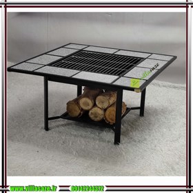 تصویر آتشدان فلزی درسا 