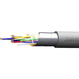 تصویر کابل مخابراتی داخل ساختمان (هوایی) 0.6×2×6 سیمیا Indoor Telecommunication Cable (air) 6*2*0.6 Simia