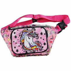 تصویر کیف کمری بچه گانه طرح یونیکورن 