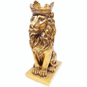 تصویر مجسمه رزین پلی استر،شیر Resin lion sculpture