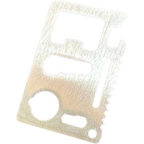 تصویر ابزار همه کاره مدل کارتی | ساخته شده از فولاد ضد زنگ 