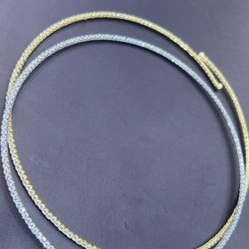 تصویر طوق گردنی جواهری تنیسی 
