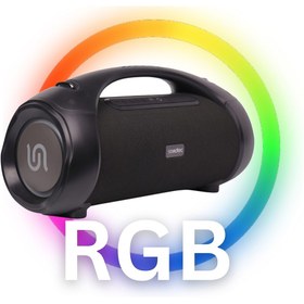 تصویر اسپیکر بلوتوثی قابل حمل پرودو120W مدل راش PD-RUSH-BK Porodo Rush Euphoric Bass Portable Speaker PD-RUSH-BK