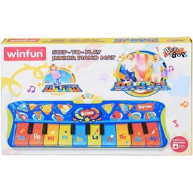 تصویر پیانو فرشی موزیکال وین فان winfun Step to Play Junior Piano Mat