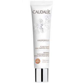 تصویر فلویید وینو پرفکت رنگی کدلی Caudalie Vinoperfect Day Perfecting Fluid SPF20