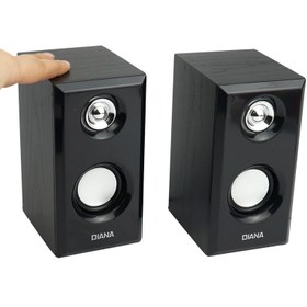 تصویر اسپیکر دسکتاپ دیانا مدل JT042L Diana JT042L Desktop Speaker