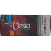 تصویر رنگ اکریلیک وستا بسته ۱۰ رنگ حجم ۳۷ میلی لیتر 